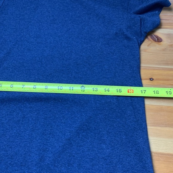 Denver Hayes Navy Blue, Soft 95% Cotton, 5% Spandex, Fitted T shirt - Picture 4 of 7